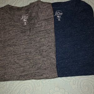 Bundle: two J. Crew “Knit Goods” T-shirts
